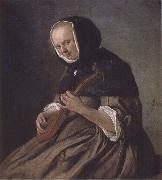 Jan Steen Woman Playing the cittern oil on canvas
